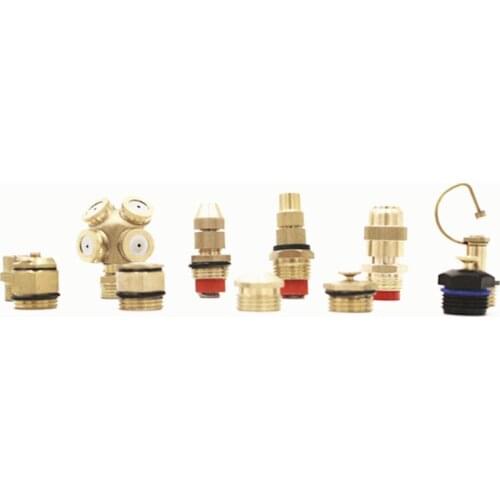 1PC 1/2" Brass Misting Sprinkler For Garden Watering Adjustable Nozzle Drip Irrigation Fittings