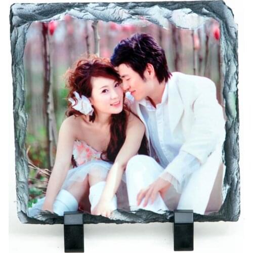 10 piece Thermal transfer stone print slate painting crafts Blank slate can be customized 30-33