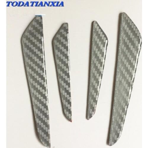 4pcs/set Car Door Edge Guard Strip Scratch Protector FOR SUBARU Xv Forester 2016 impreza outback sti legacy VW POLO PASSAT JETTA