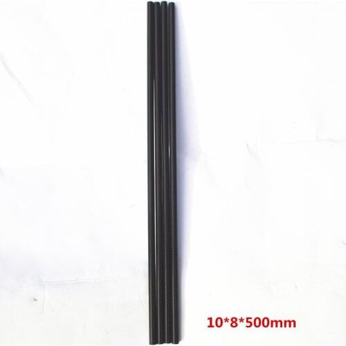 4 Pcs/Lot Carbon Fiber Tube 3K Twill 10mm*8mm Diameter 330mm Long matt Sports Entertainment carbon parts