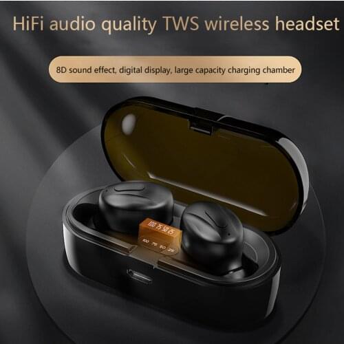 Bluetooth headphones for smart phone noise canceling Free shipping mic Earphone TWS with Charging Box Discounts headset gamer