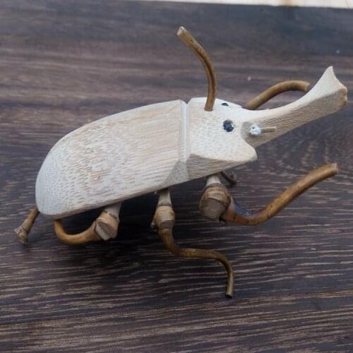 DIY bamboo crafts children 's educational toys, single - angle insect ornaments(A371)