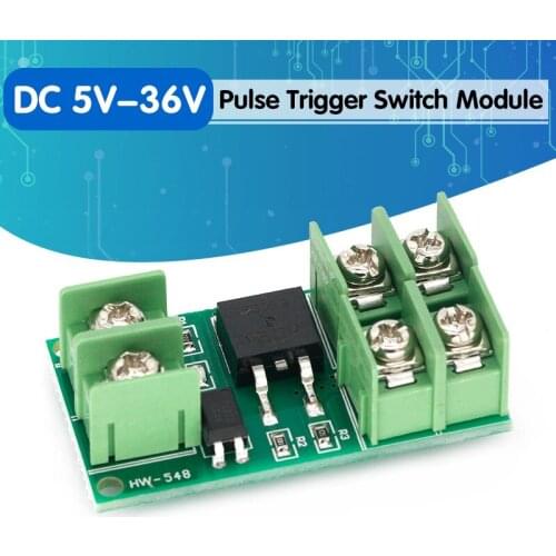 DC 5V-36V Electronic Pulse Trigger Switch Control Panel MOS FET Field Effect Module Driver for LED Motor Pump