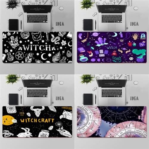 Gaming Mouse Pad Large Mouse Pad PC Gamer Computer Mouse Mat Big Mousepad Keyboard Desk Mat Witches Moon Tarot XXL Mause Pad