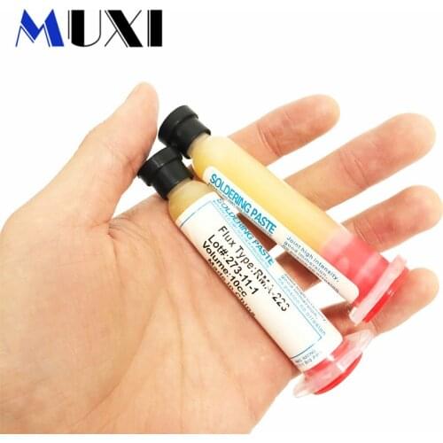 1pcs DIY repair Tool Soldering Paste 10cc Flux Grease RMA223 for Chips Computer Phone LED BGA SMD PGA PCB