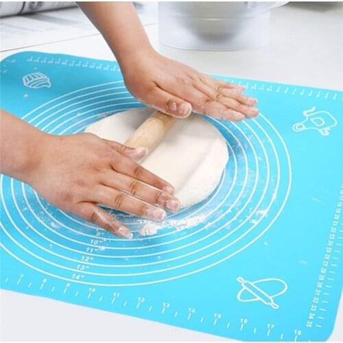 Kneading Dough Mat Silicone Baking Mat Pizza Dough Mat Maker Pastry Kitchen Cooking Gadgets Bakeware Kneading Pad Accessories