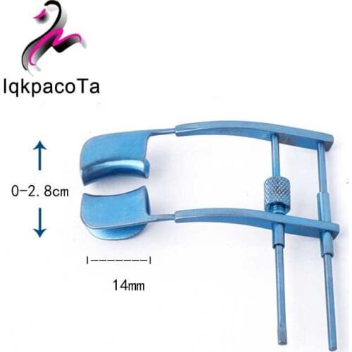 Microscopic Ophthalmic Instrumen Can be fixed parallel move eyelid stretcher Medical surgery eyelid Titanium open eyelid device