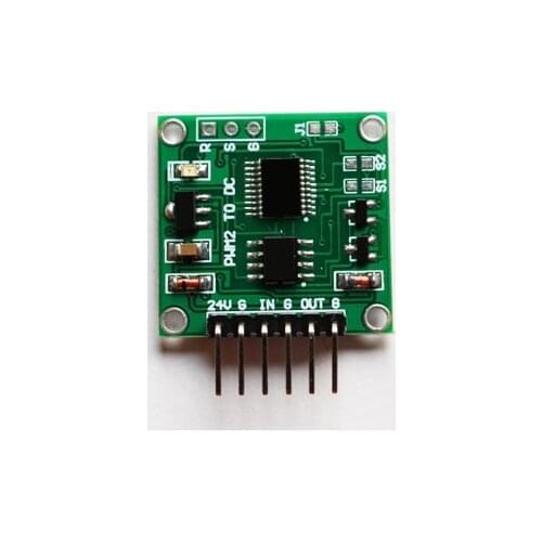 New version of PWM to voltage PWM duty cycle to 0-5v 0-10v linear conversion transmitter module