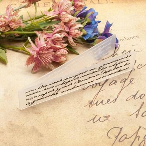 Words and Phrases Plastic Scrapbooking Embossing Folders Template Craft Paper Card Making Album Wedding Decoration Supplies