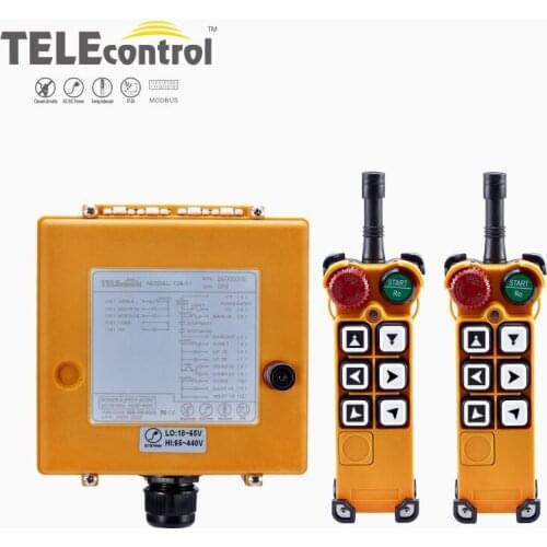 Industrial Remote Control F26-C1F26-C2 F26-C3 Hoist Crane Lift Button Switch 6 Single Double Buttons for Truck Hoist