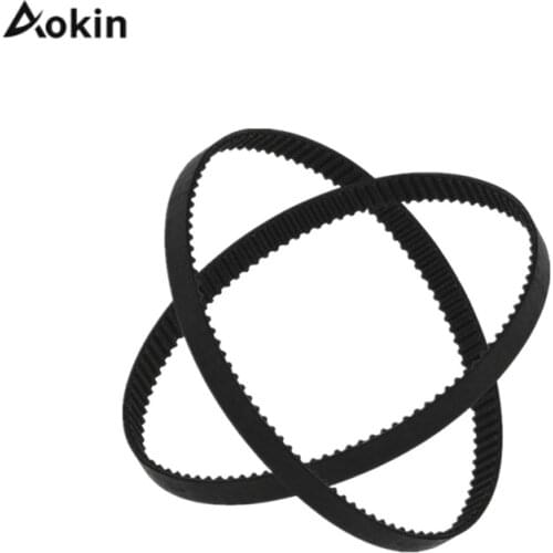 200mm GT2 Closed Loop Timing Belt Rubber 2GT 6mm 3D Printers Parts 110 112 122 158 280 300 400 610 852 mm Synchronous Belts