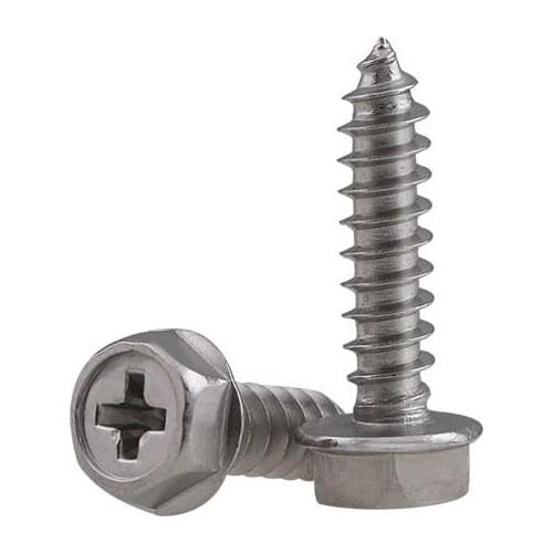 1pcs M8 stainless steel cross hex belt self-tapping screws furniture decorative screw bolts 90mm-100mm length