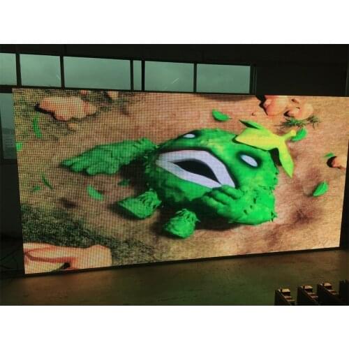 LED-Display cabinet SMD3535 IP65 Hanging-Bar RGB Outdoor waterproof 640*640mm 64*64 P5 P10 hub75 HD advertising-wall screen