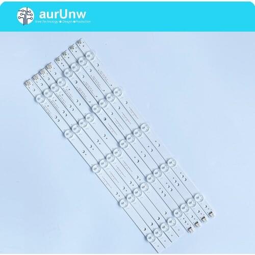 10pcs LED strip 6 lamp for Haier 58"TV 202006-DS58M6602-V01 DS58M6602-V02 DS58M6602-V03 DS58M66-DS07-V01 LS58A51 LS58B610N