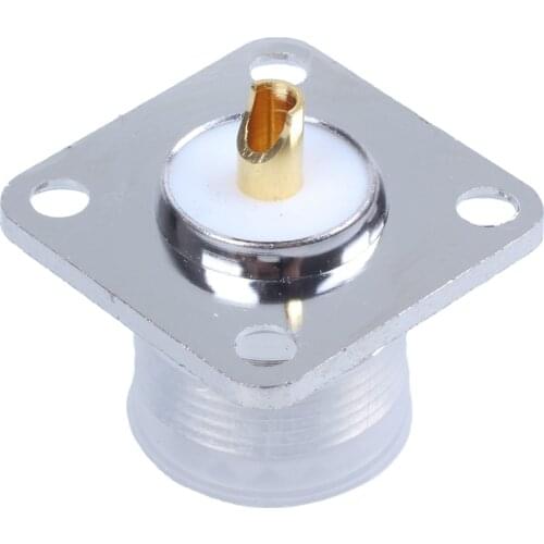 UHF Female SO239 Panel Chassis Mount Flange Deck Mount Solder Cup RF Connector
