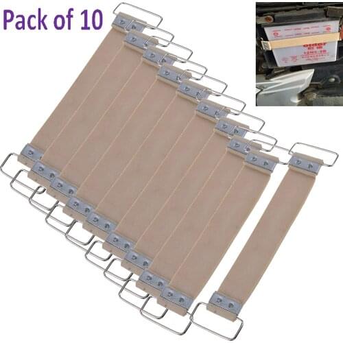 Pack of 10) Motorcycle Battery Fixed Holder Rubber Strap Band Battery Bandage/for Replacement Motorcycle ATV Scooter Moped Bugg