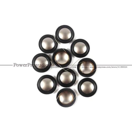 10pcs /lotd 25.4mm 25.5mm (1") silk +titanium diaphragm dome Tweeters voice coil 8ohm