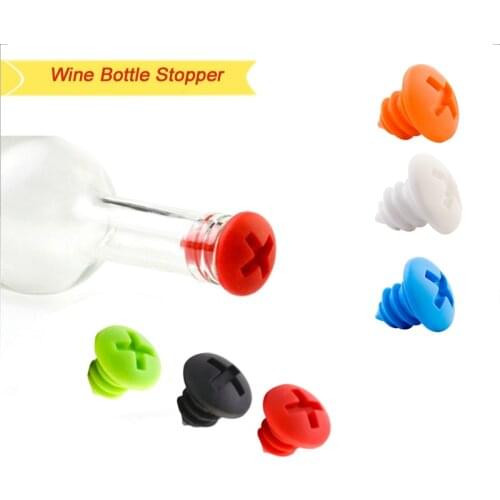 6/3/1 Pcs Wine Bottle Stopper Screws Type Wine Cork Stoppers Beer Wine Bottles Bar Tools Household Bar Accessories Home Bars