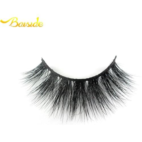 Baiside Mink Eyelashes Handmade Fake Lashes Long Makeup 3D Mink Lashes