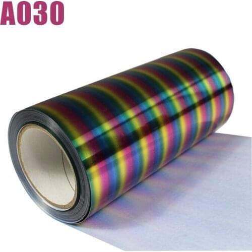 Free shipping 1 roll 25cmx25m hologram rainbow Heat Transfer Vinyl Iron on Film HTV T-shirt