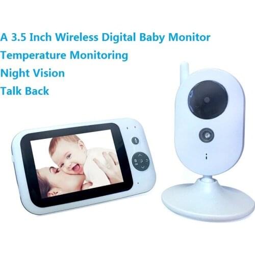 3.5 Inch Wireless Baby Monitor Two Way Talk Night Vision Security Camera 303A