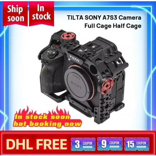 In stock TILTA SONY A7S3 Camera Full Cage Half Cage Basic Lightweight Professional Set-Black in stock soon