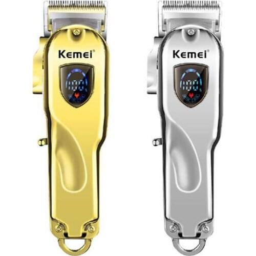 Kemei hair trimmer KM-2010 rechargeable hair clipper cordless Professiona haircut machine beard trimmer