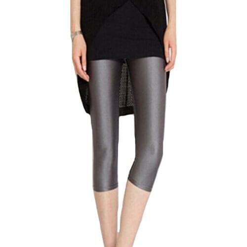 YSDNCHI Neon Candy Color Push Up Summer Legging Women Fitness Capris Girl High Waist Fluorescence Green Black Gray White