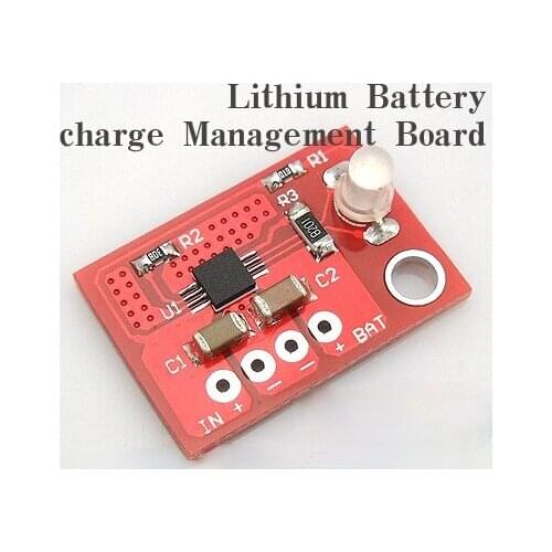 Lithium battery charger / solar lithium battery charging panel / maximum 900mA current / cn3065