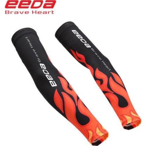 EEDA UV Protection Cycling Arm Sleeves Breathable Sun Protection MTB Bike Riding Armwarmers Bicicleta Armsleeve