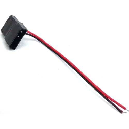 NEW 4 PIN Molex to 2 pin Welding cord DC Power cable 12V/3A for LED SMD PC box pc