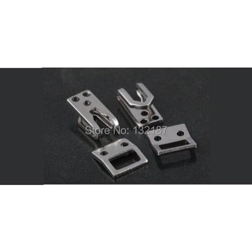 Wholesale #6008 metal brass garments hooks trousers / skirts hooks and eyes silver nickle color HE-021