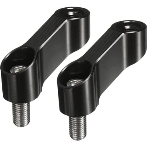 M10 Motorcycle Rearview Mirror Extender Adapter CNC Aluminum Mirror Mount Riser
