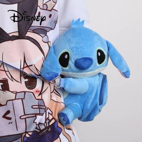 Disney Stitch Plush Bag Mickey Mouse Backpack For Child Kids Backpack Girl Baby Backpack Childrens For Girls School Bags Gift