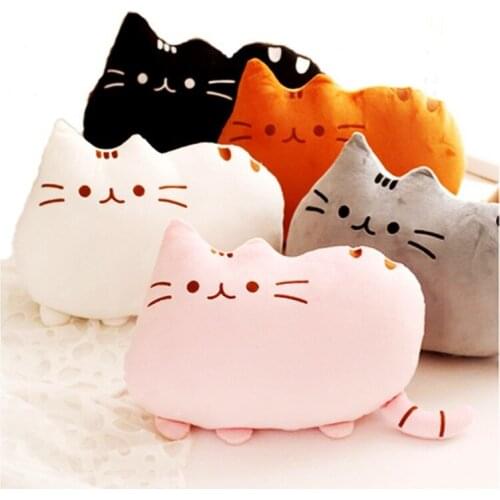 40*30cm plush Cartoon cat Pillow stuffed soft cute Soothe doll good quality cushion Multifunction toy christmas gift for kid