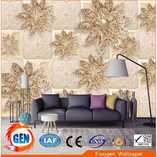 Custom photo wallpaper 3D FLower Designs TV background 3d mural wall paper