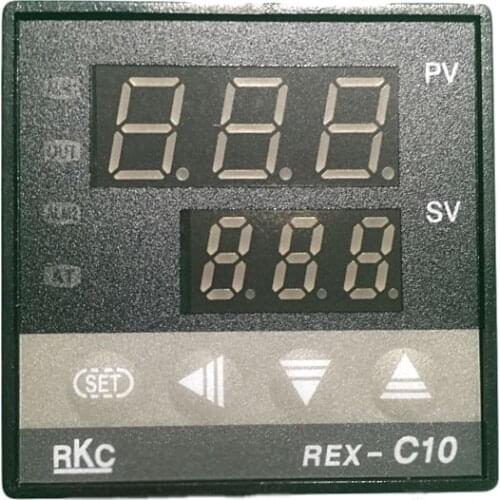 Temperature Controller REX-C10 Three-digit Display REX-C10FK02-M*EN Temperature Controller Yellow Relay