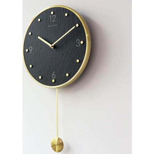 Luxury Wall Clock Modern Design Large Decorative Kitchen Pendulum Digital Wall Clock Pastoral Mechanism Horloge Gift Ideas Bb50