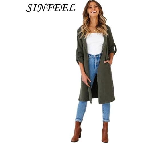 SINFEEL Women's Long Raincoats