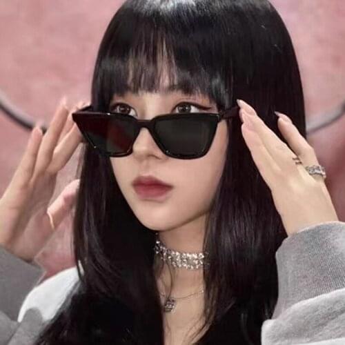 Cat Eye Frame Sunglasses Women Men Blue Gray Lens UV400 Protection Girl Sexy Ladies Fashion Outdoor Eyewear