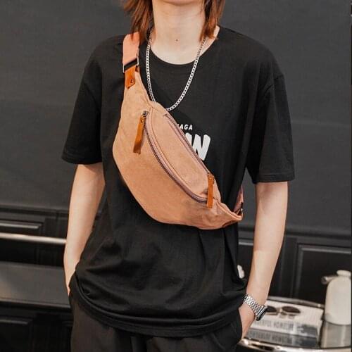 Yesetn Bag 03062021 Mens wallet small bag chest bags outdoor riding bag waist bag