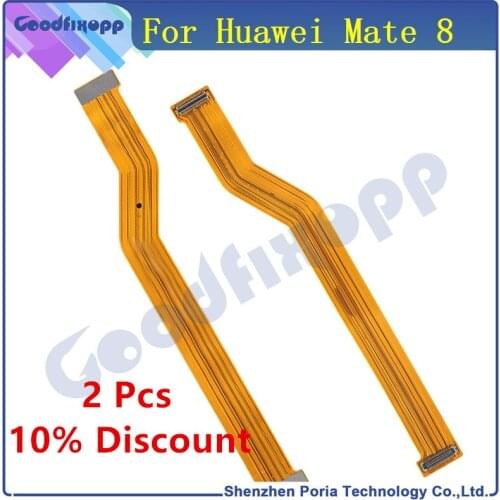 Phone Flex Cables For Huawei Mate 8 Original LCD Display Screen MainBoard Motherboard PCB Connector Connect Flex Cable