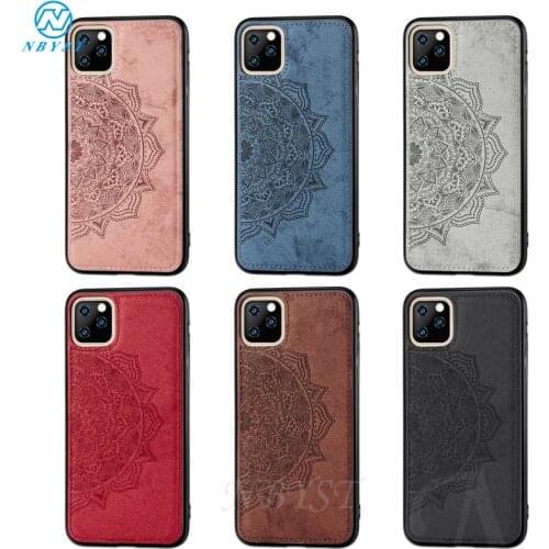 Magnet Cloth Case for iPhone 12 Mini SE 2020 11 Pro Max Classic Fabric Soft TPU Cover for iPhone 6 6S 7 8 Plus X XS XR Max Funda