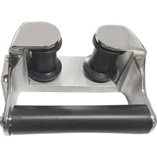 Boat Stainless Steel Heavy Duty Cross Bollard Double for Dinghy Boat Yacht Kayaks