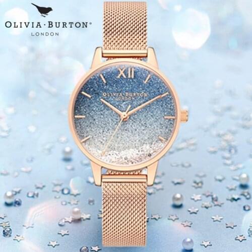OliviaBurton Starry Sky Ladies Quartz Watch Luxury Fashion Trend Steel Watch Brand Waterproof Womens Watch Reloj Mujer 2021