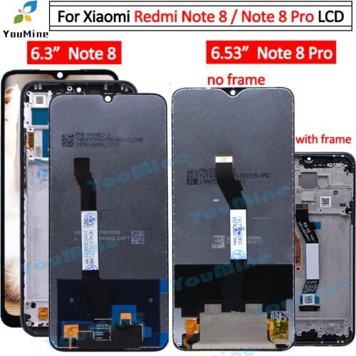 For Xiaomi Redmi note 8 note8 lcd Display Touch Screen Digitizer Assembly Replacement Parts For Redmi note 8 pro lcd