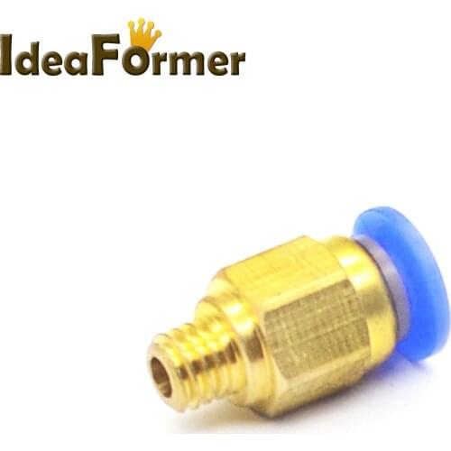 2pcs/lot Remote bowden tube push fit connector joint feeding pipe bowden tube for J-Head Hotend extruder