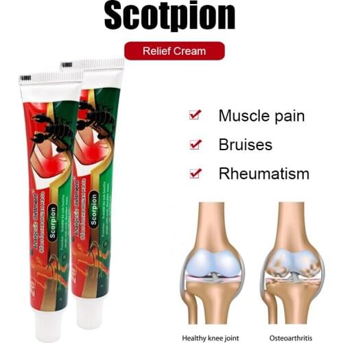 3PCS Scorpion Analgesic Arthritis Herbal Ointment Muscle Sprain Knee Back Pain Relief Rheumatism Balm Chinese Medical Plaster