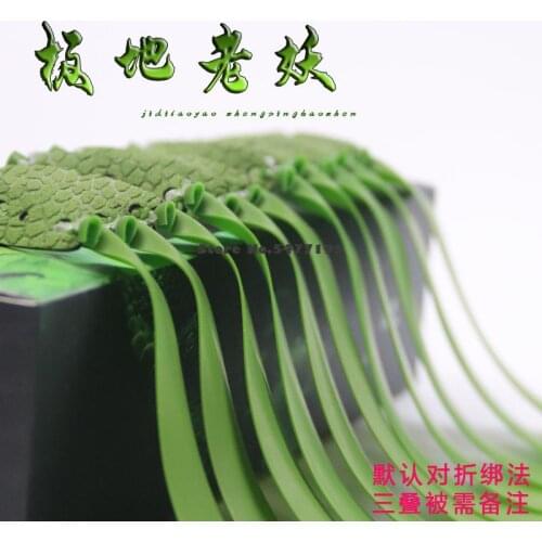 Powerful Green Color Slingshot Elastic Flat Rubber Band Practical Hunting Sports Catapult Kit Set Slingshot Rubber 5pcs