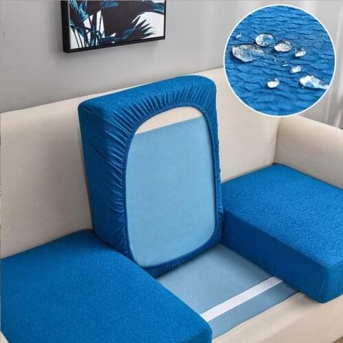 Waterproof 1 2 3 4seater Sofa Seat Cover Living Room Elastic Corner Sofa Couch Cushion Cover Home Decoration Furniture Slipcover